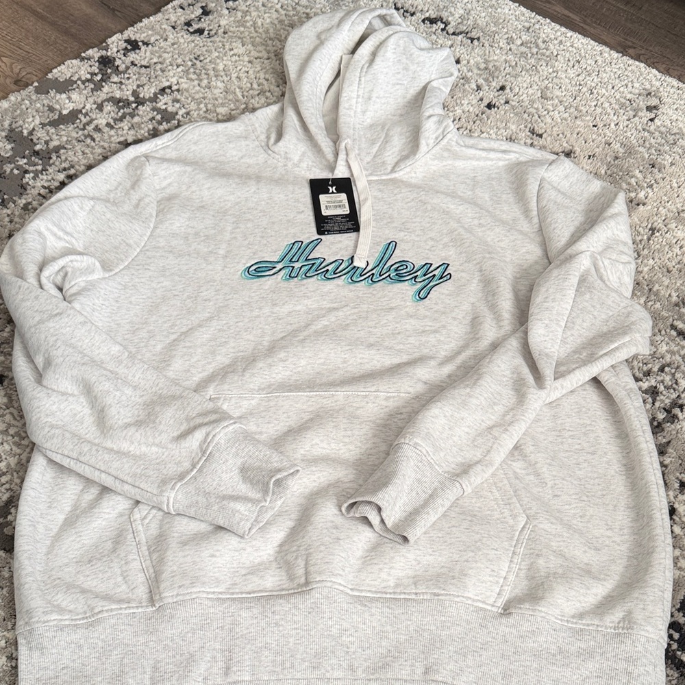 Hurley Light Gray Men's Hoodie